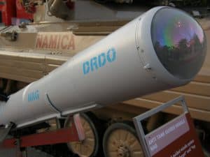 A rocket shaped - NAG Anti Tank Guided Missile
