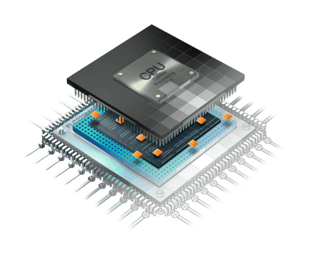 Graphic design of microcontroller